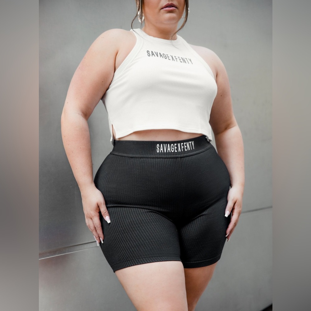 Savage Fenty Ribbed Biker Shorts 3X